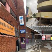 Demolition work uncovers asbestos at 1960s car park