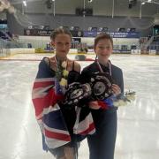 Rising ice skating stars win big at British Figure Skating Championships