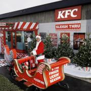 Slough KFC to be transformed into Christmas Sleigh Thru TODAY