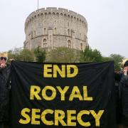 Protest held at Windsor Castle to 