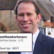 Matthew Barber is running to be the next Police Crime Commissioner