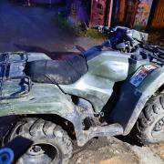 Stolen quad bike recovered by police as two arrested