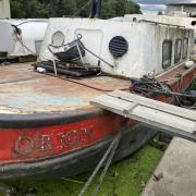 The owner of Orion (pictured) was fined for failing to register to use the boat in the Thames