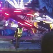 Footage has been released showing the moment a mother was flung from a fairground ride