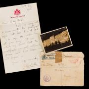 Wartime letter written by young Elizabeth II to a Canadian soldier on sale