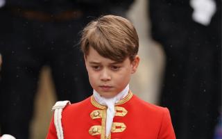 Prince George at the King's Coronation