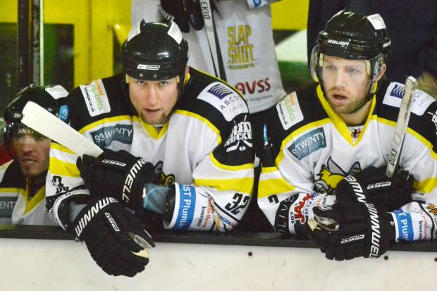 Slough Jets head player-coach and former Bracknell Bee Lukas Smital (left): “Towards the end we dominated so, based on our comeback, determination and focus, we deserved the two points.