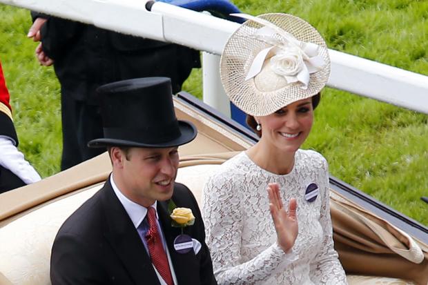 The Duke and Duchess of Cambridge take part in the Royal Procession yesterday. All pictures by Sue Orpwood.